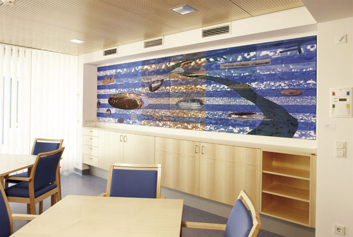 欧洲奥地利HLW心肺苏醒术教育综合中心铺设Steirer实木地板效果图3